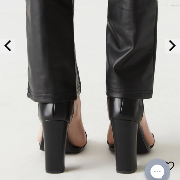 Glossy Chain Band High Heel - Picture 3 of 4